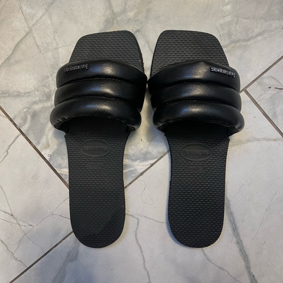 HAVAIANAS BLACK MILAN SANDALS - Picture 7 of 8